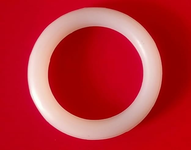 Silicone Ring Pessary Set of 5 White Vaginal Prolapse Support 2″ to 3″ Sizes