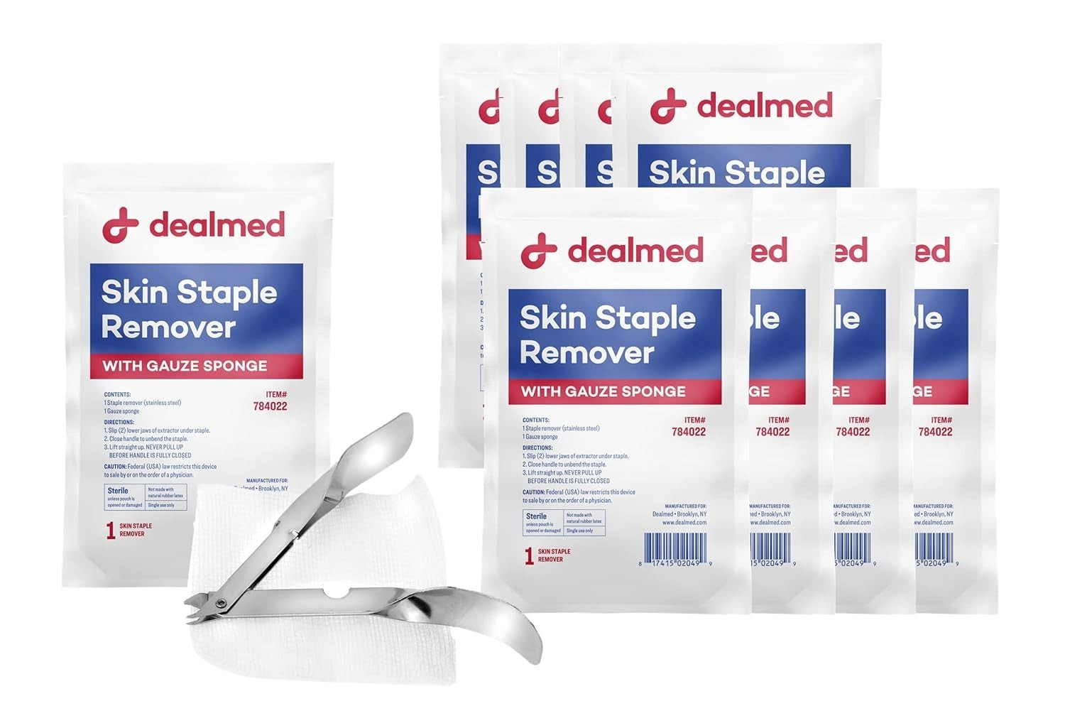 Emergency-Ready Sterile Staple Removal Kit – 10 Disposable Tools for Healthcare