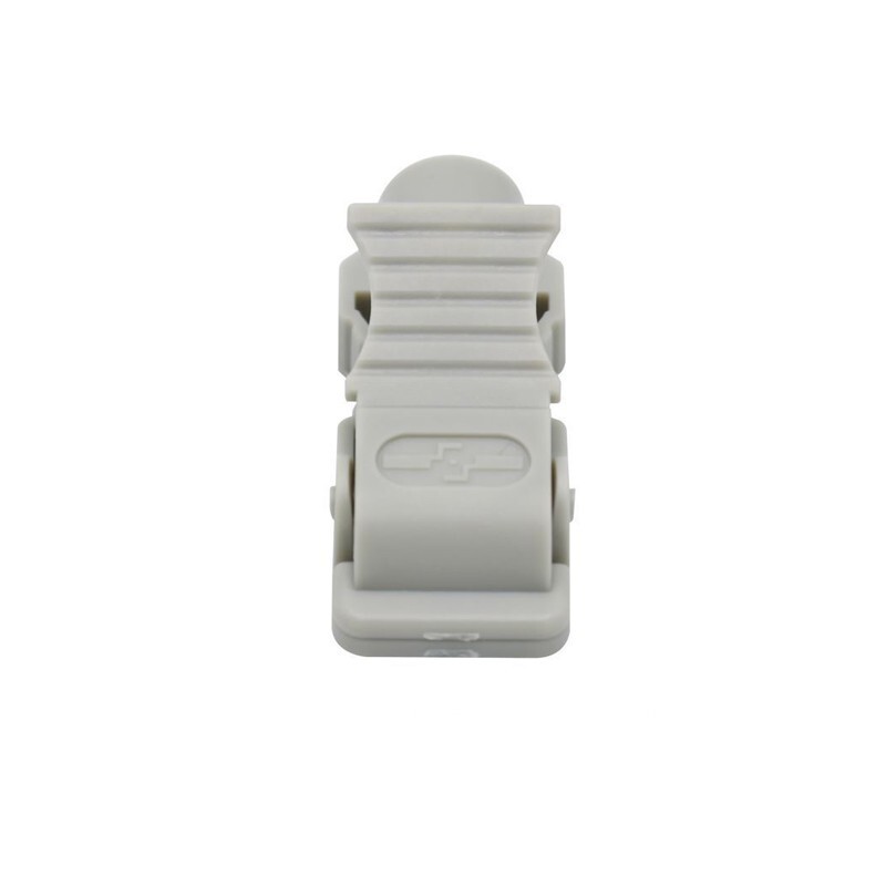 10pcs Universal EKG ECG Electrode Alligator Clip, DIN 3mm Needle to Tab Adapter