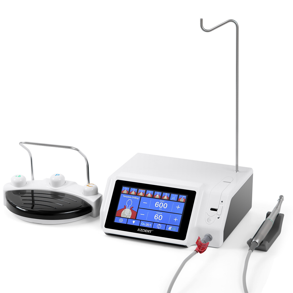 Sistema de implante quirúrgico dental LED Motor sin escobillas + Contra ángulo