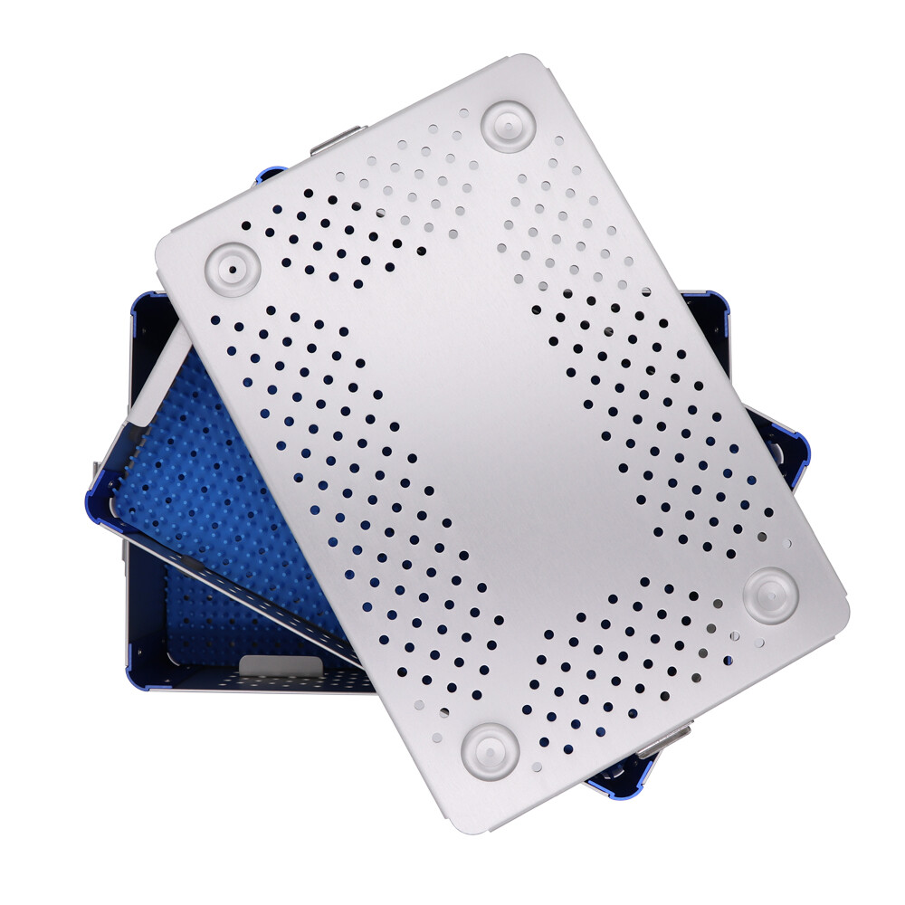 Aluminium Alloy sterilization tray box case Middle/Large Size surgicalinstrument