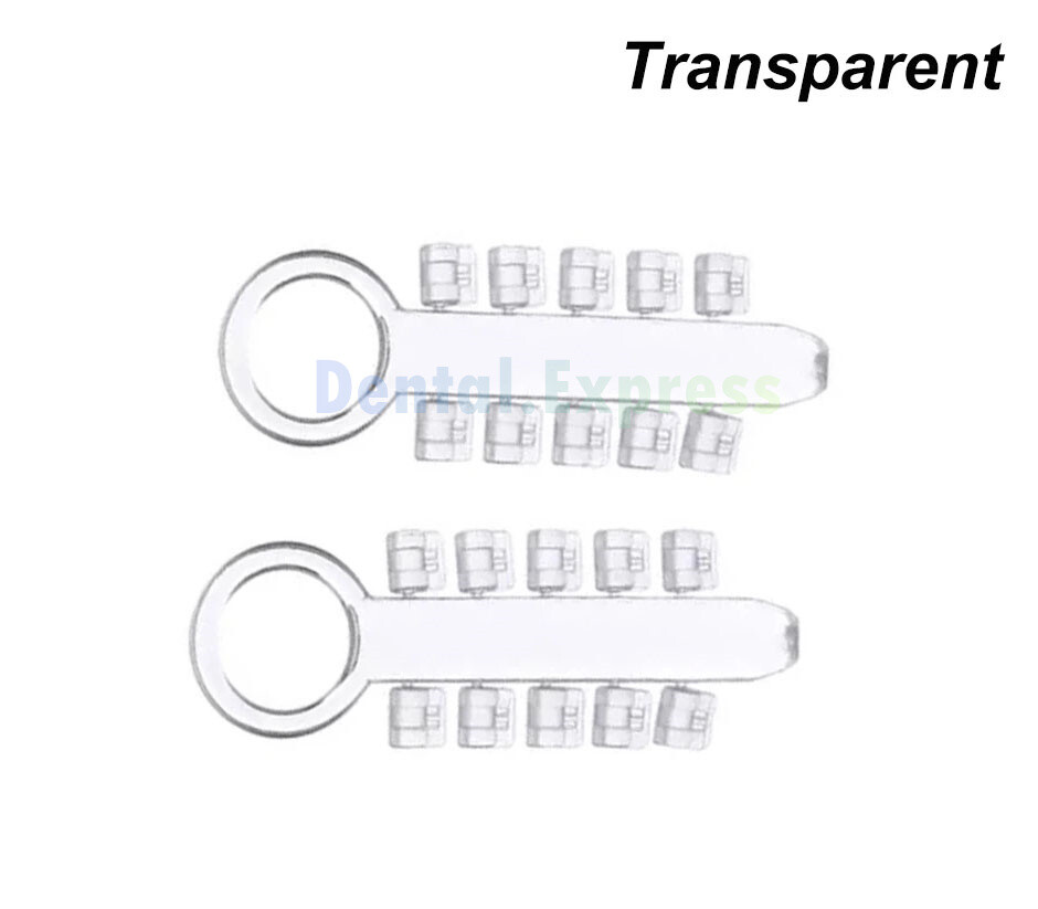 100 Dental Orthodontic Rotation Wedges Elastic Rotary Pads Rotating Torque Wedge
