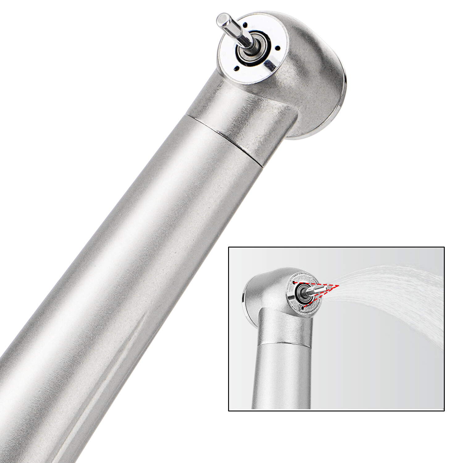 10Pcs Triple Water Spray Dental High Speed Handpiece Push Button 4H Autochuck US