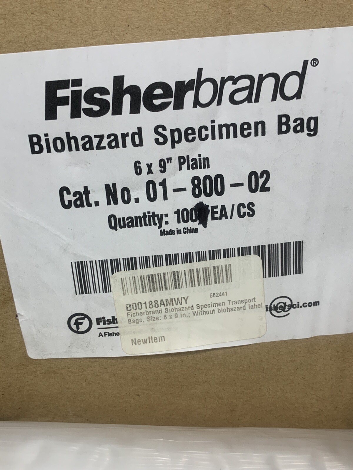 100 PACK Biohazard Specimen Transport Bags 6×9” Clear Ziplock W/ Document Pouch