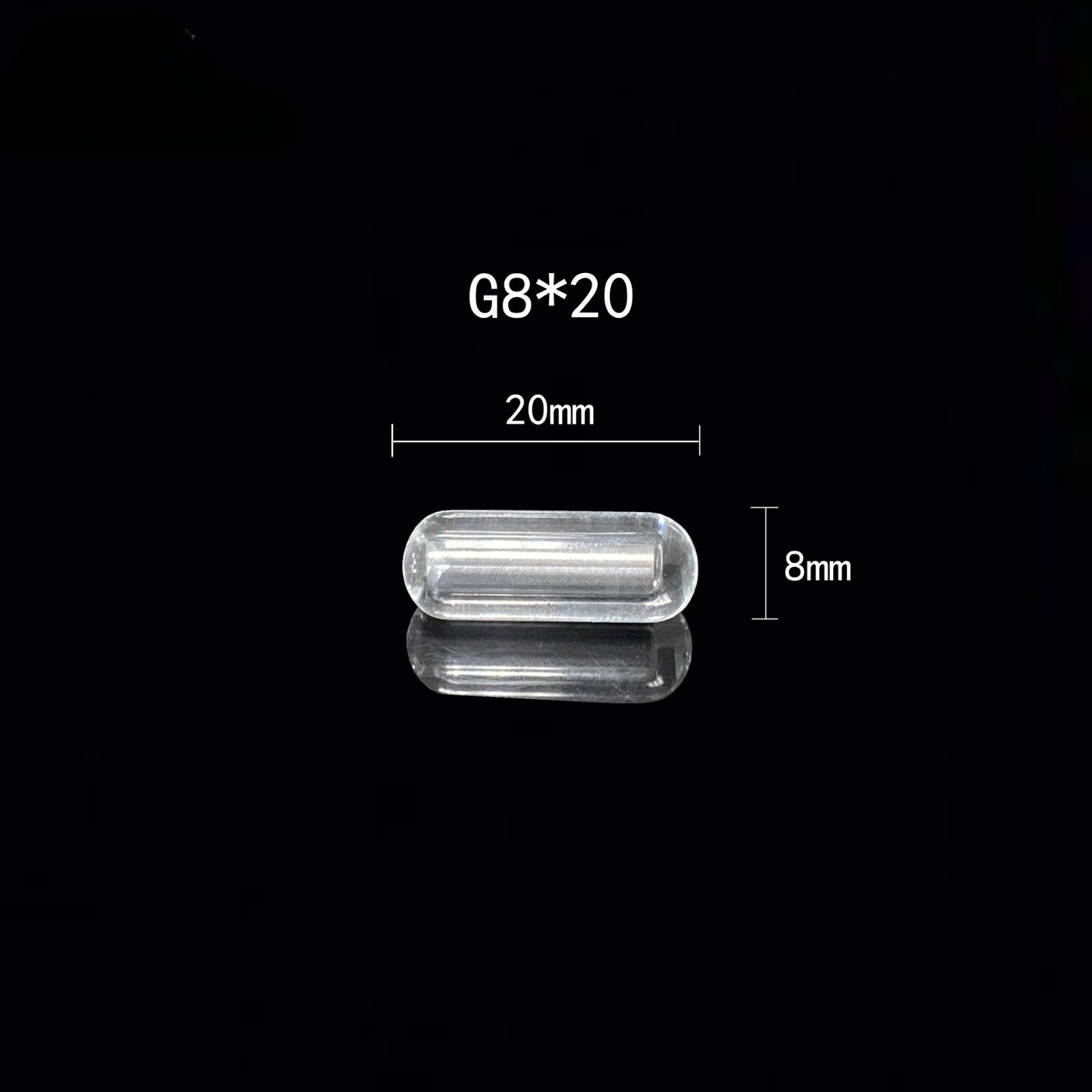 High Temp Strong Magnetic Glass Stir Bar Cylindrical 350℃ Lab Stirrer