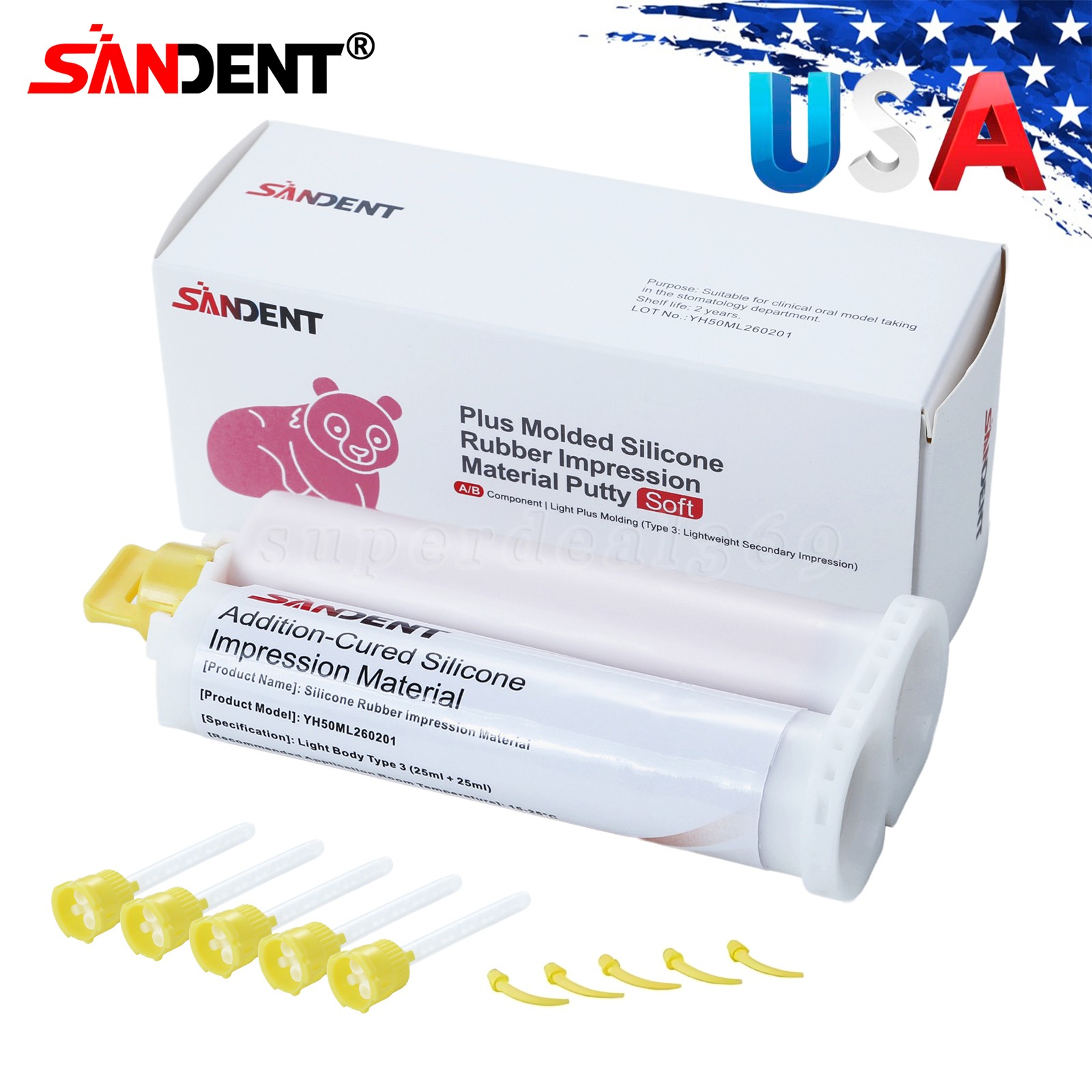 Dental Putty Fast Set PVS VPS Dental Impression Material Silicon Base+Catalystst