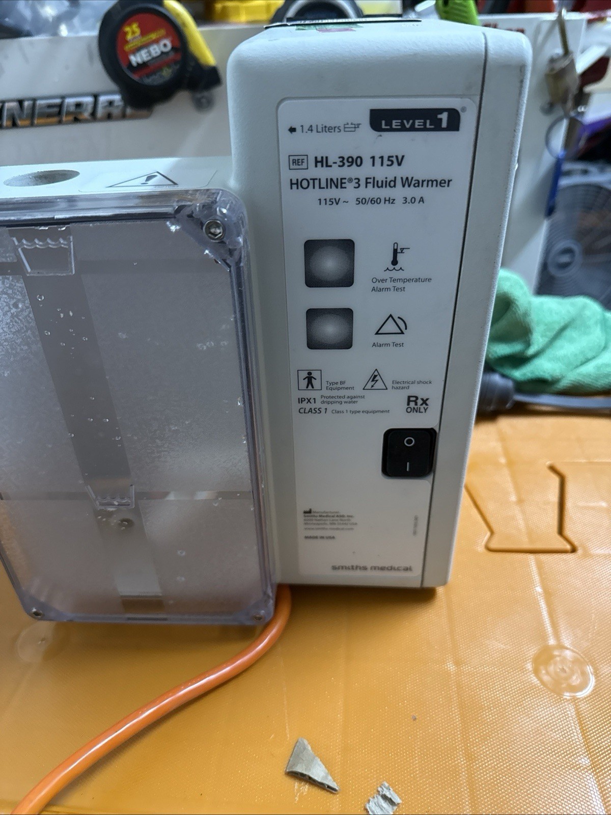 SMITHS MEDICAL HOTLINE 3 LEVEL 1 HL-390 FLUID WARMER