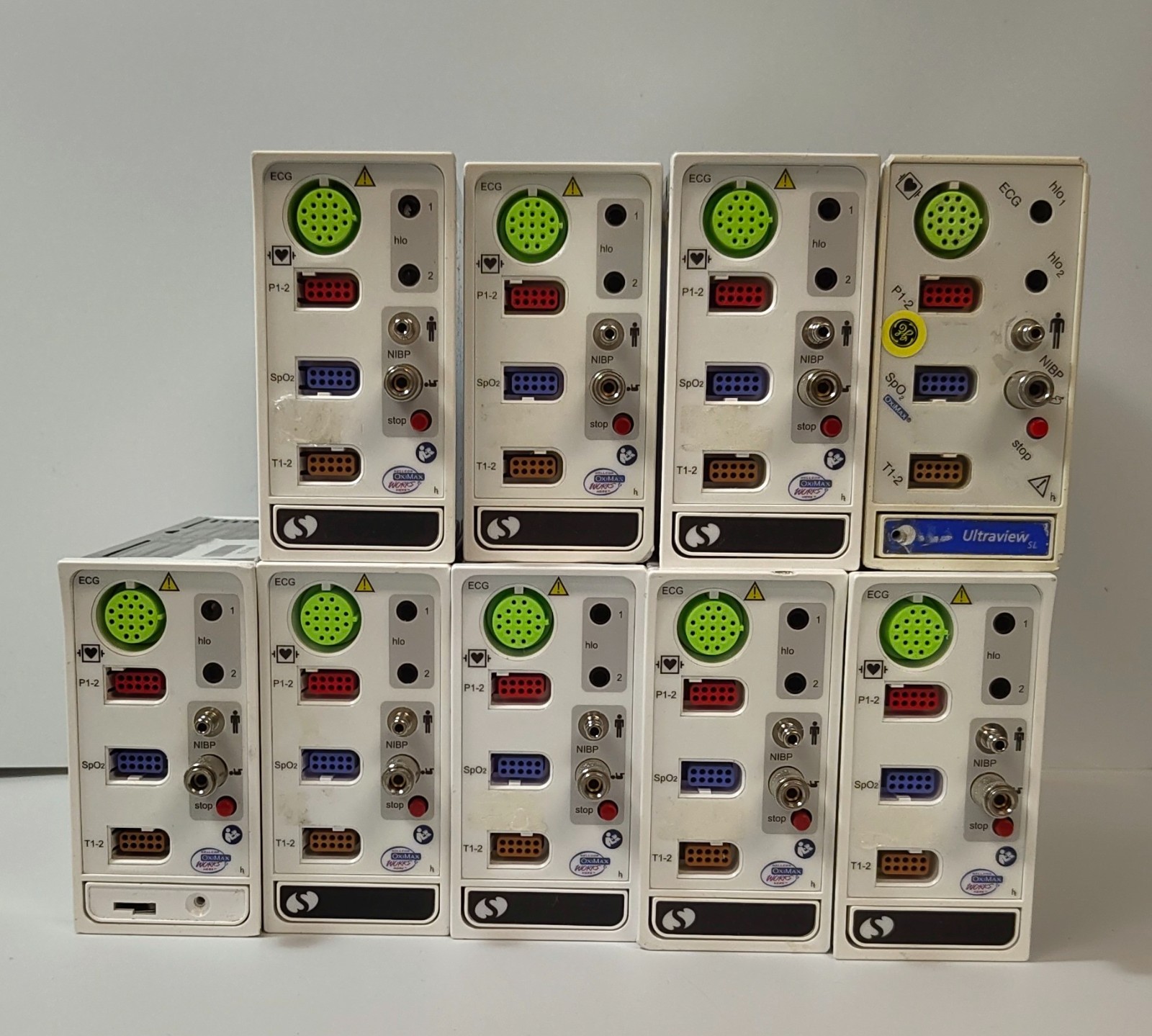 Spacelabs 91496 Multiparameter Module SPO2 OXIMAX,OPT.1BHNRS (Used, 9Pcs)