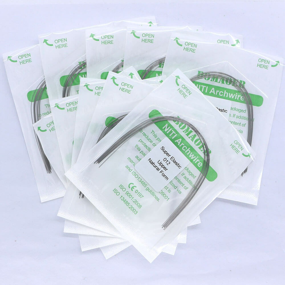 20 Packs Dental Ortho Niti Super Elastic Round Arch Wire Nature Form 012 Upper