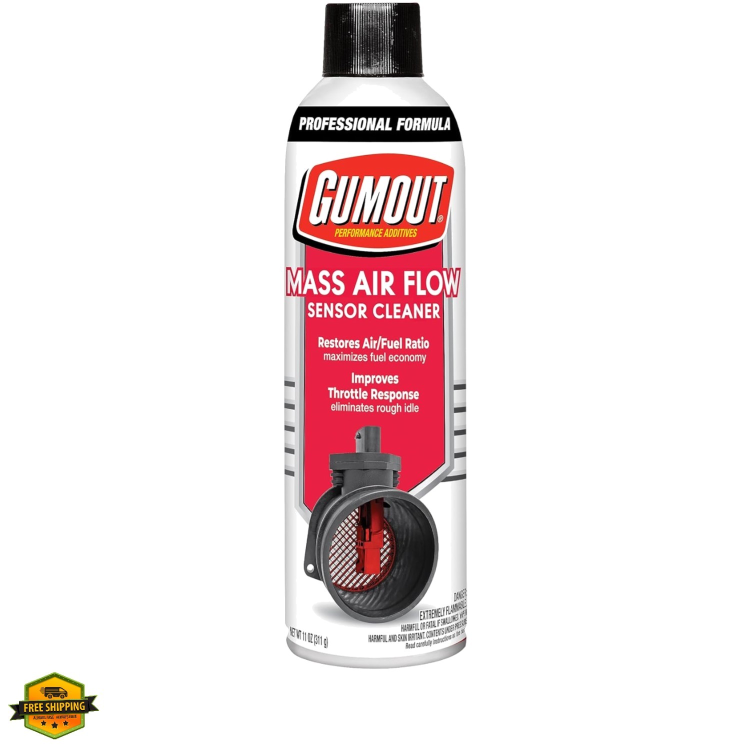 Professional Formula Mass Air Flow Sensor Cleaner Spray, 11 oz – Safely Clean…