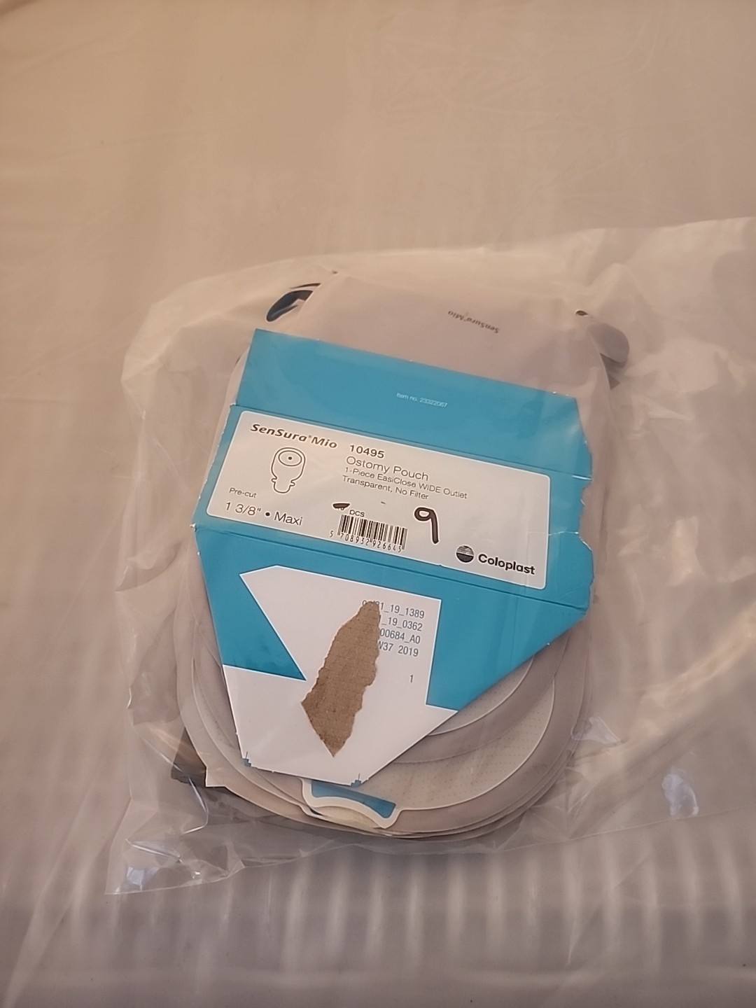 9 EACH Coloplast 10495 SenSura Mio Ostomy Barriers 1 3/8” FREE SHIPPING
