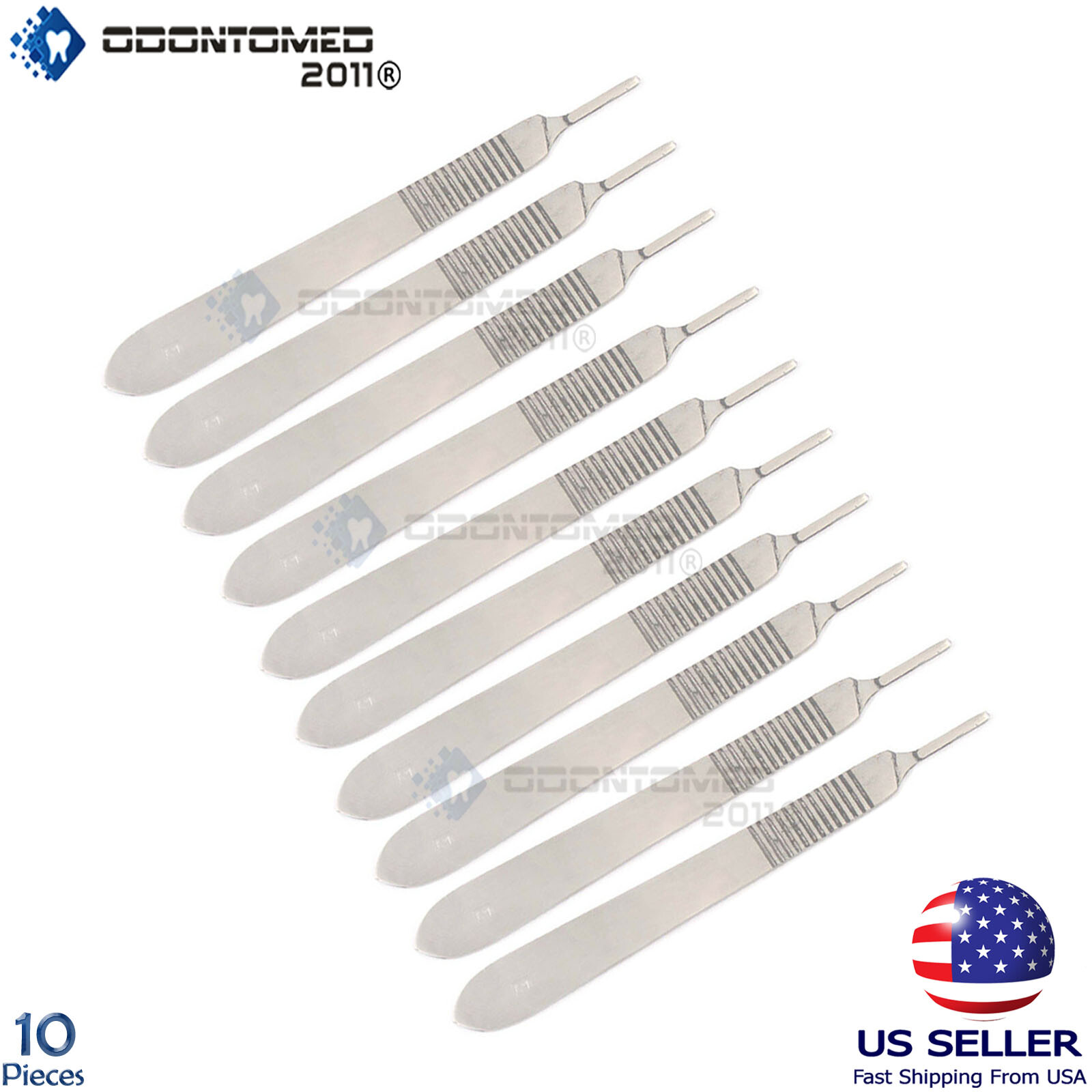 10 Pcs Scalpel Handle # 3 Medical Surgical Brand New Stainless Steel