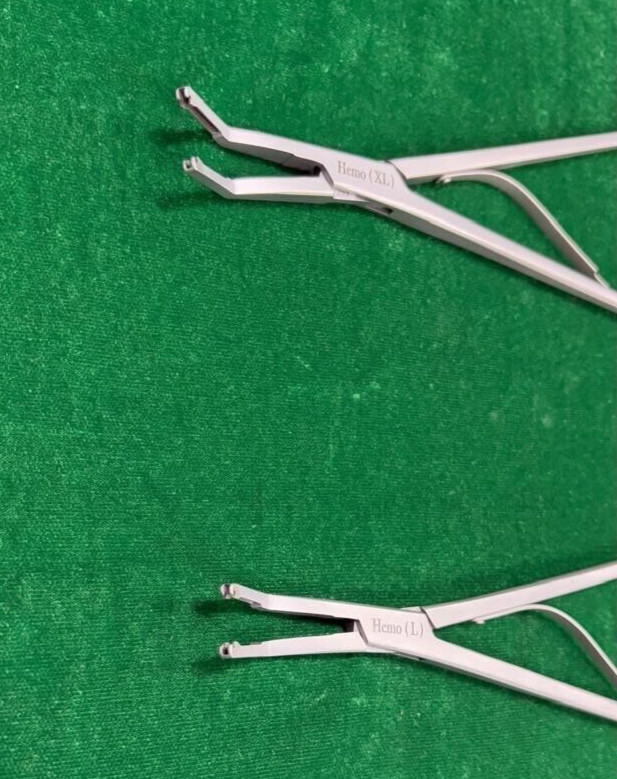 2pc Laparoscopic Open Surgery Hem-o-Lok Applier Yellow (XL)/ Purple (L) Reusable