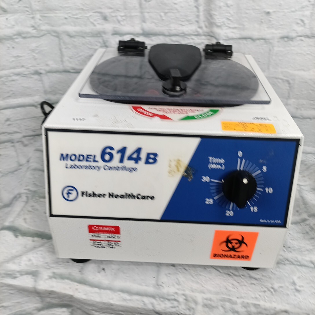 Fisher HealthCare Model 614B Laboratory Centrifuge With Tube Inserts
