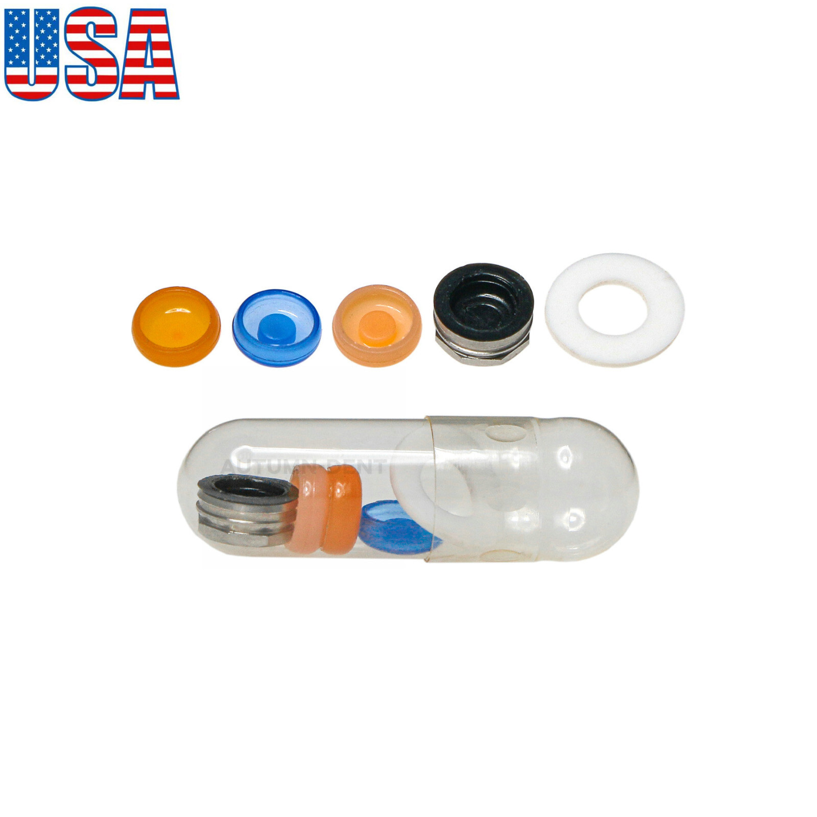 US Universal Dental Overdenture Retention Caps Metal Housing Kits for Implant