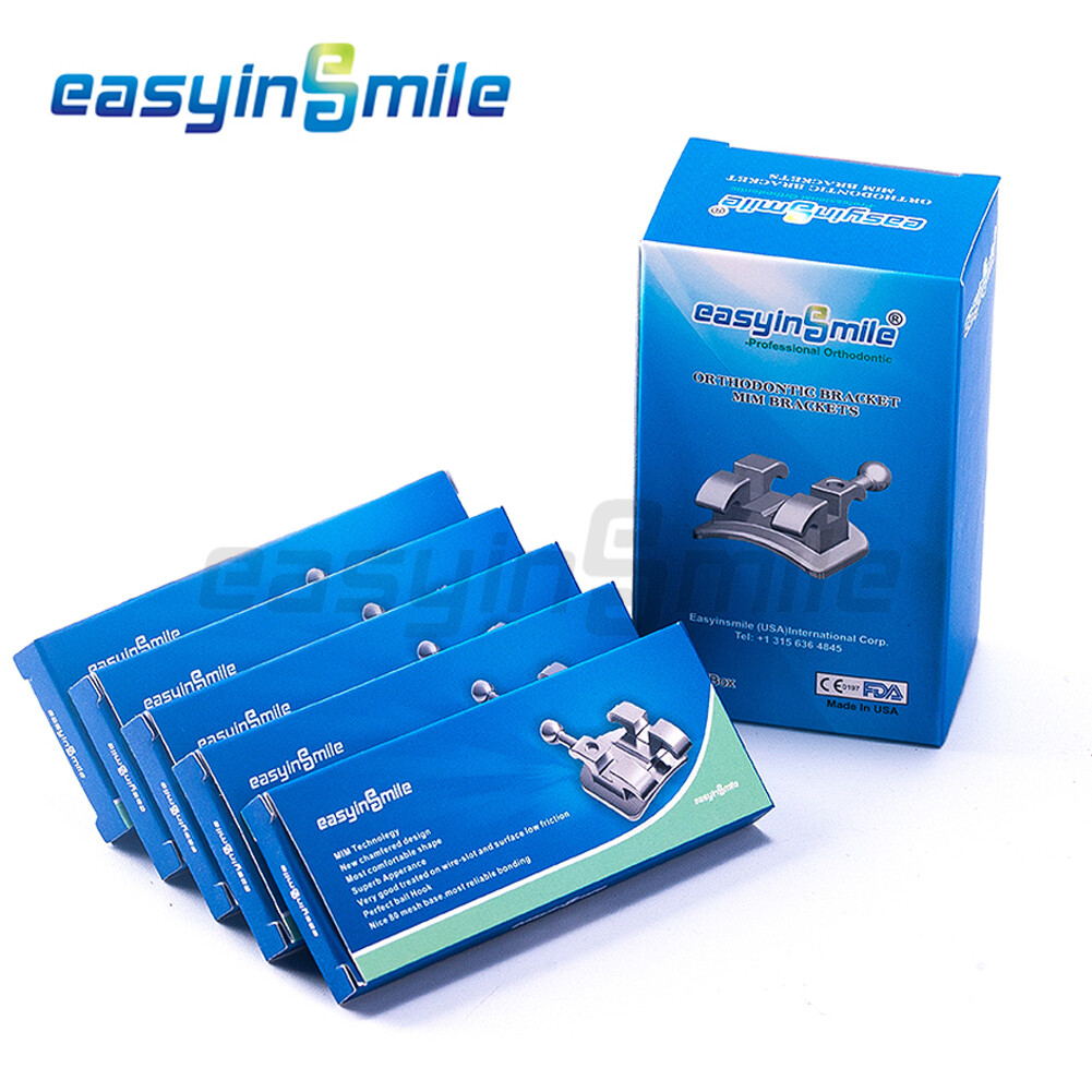 10Pack Easyinsmile MINI Brackets MBT 022 with Hook 345 Dental Orthodontic Braces