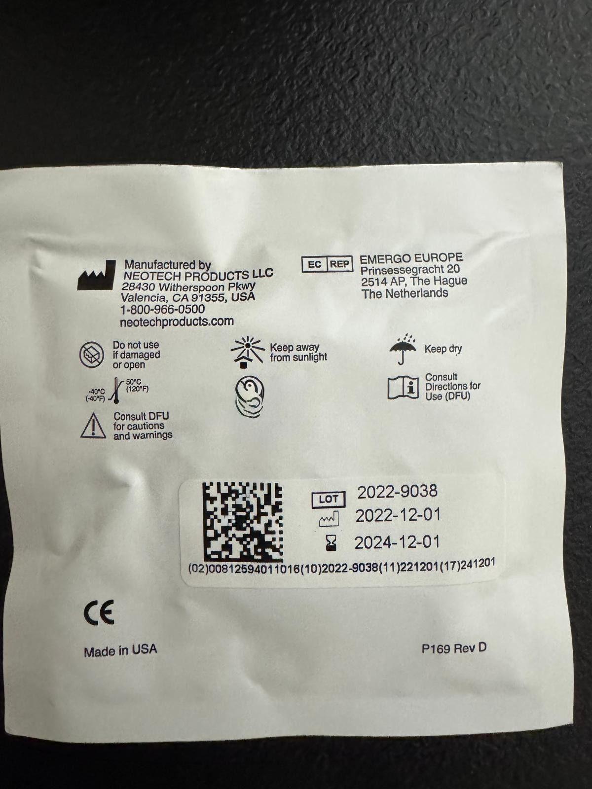 NEW – LOT 0F 40, NEOTECH REF N306