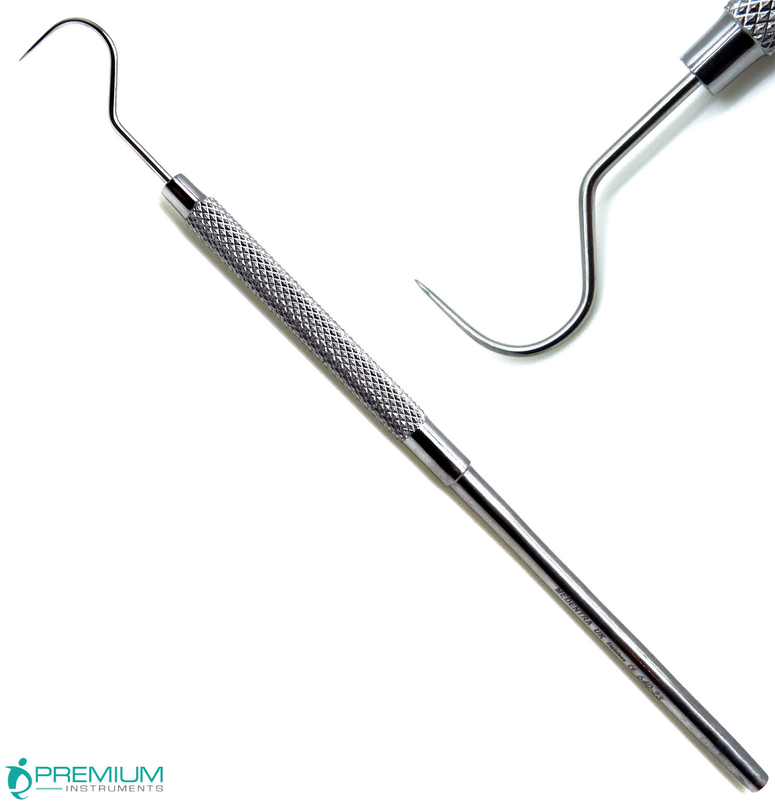 Dental Explorer No. 23 Shepherds Hook Probe Diagnostic Examination Instruments