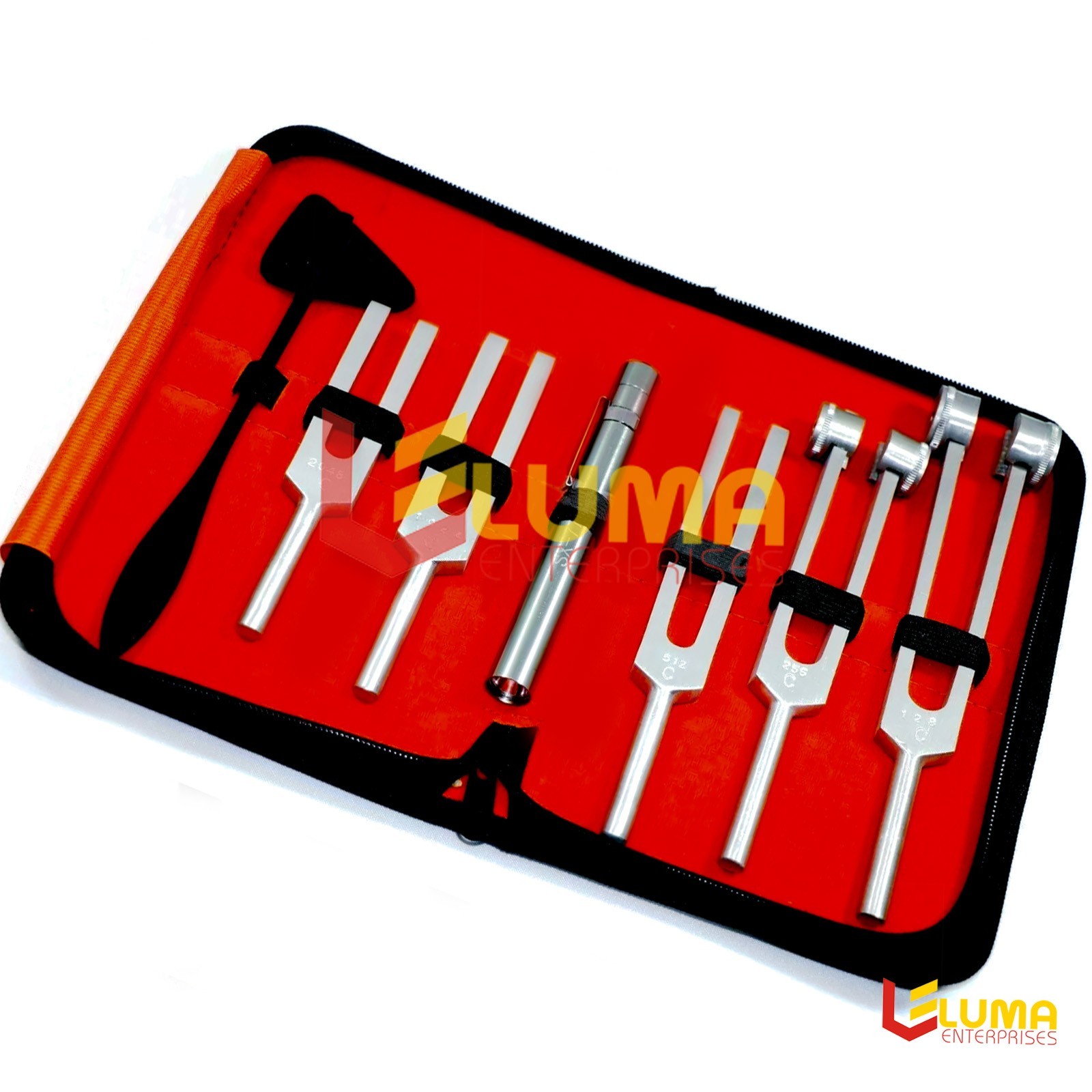 7 Tuning Fork Set Medical Surgical Chiropractic Physical Diagnostic instruments
