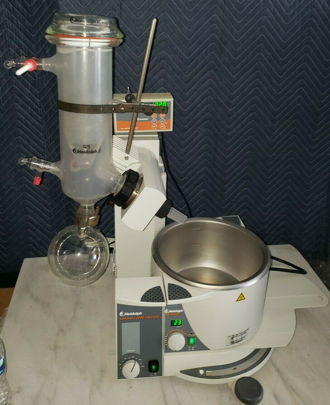 Heidolph Laborota 4000 efficient Rotary Evaporator w/Glass, Bath, Vac Controller