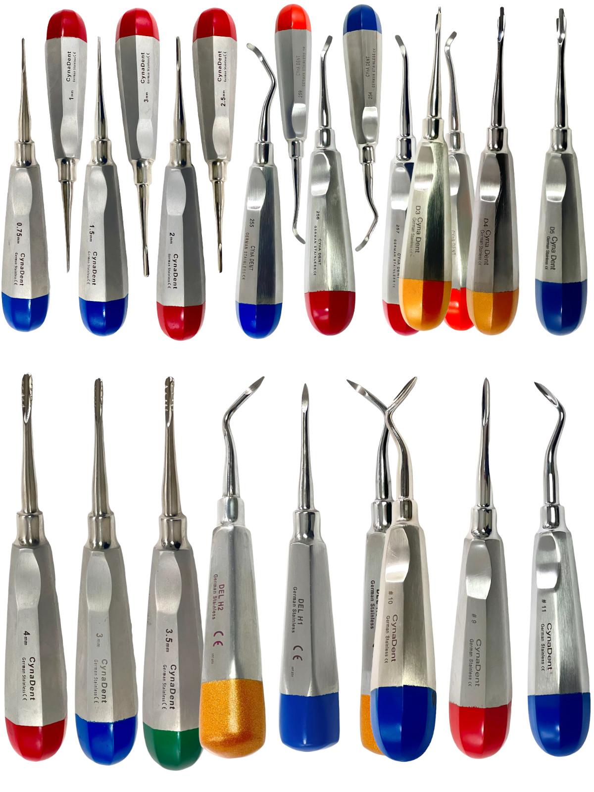 Dental Elevators Tooth Extraction Luxating Root Tip Cryer Implant Dental German