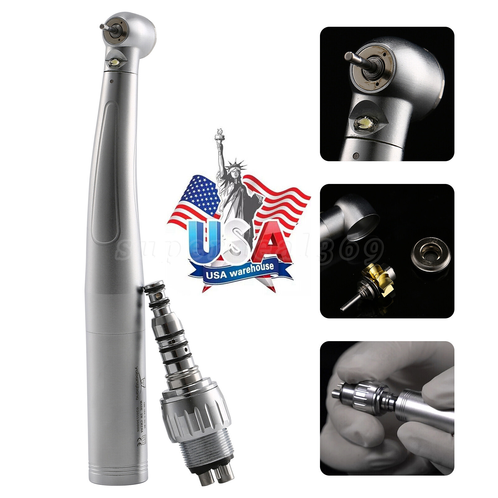Dental LED E-generator Handpiece Large Torque / 4Hole Coupler For Kavo YDKKM ty