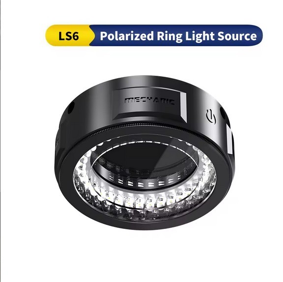 Mechanic Polarized Ring Light LS6 Microscope Anti Glare Lamp 84 LED