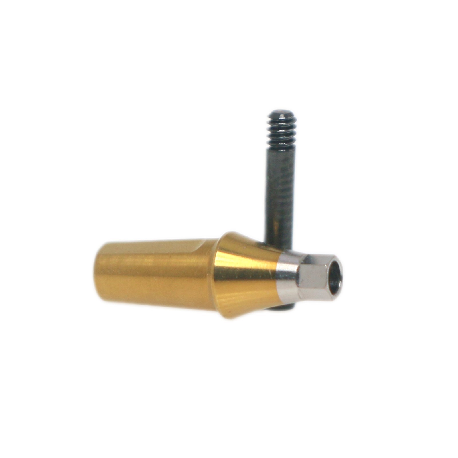 Titanium Mini Straight Transfer Abutment with Screw For Hiossen Osstem Ø4.5mm