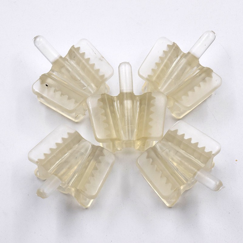 Dental Bite Block Mouth Prop Saliva Ejector Suction Tip Clear/Silicone Retractor