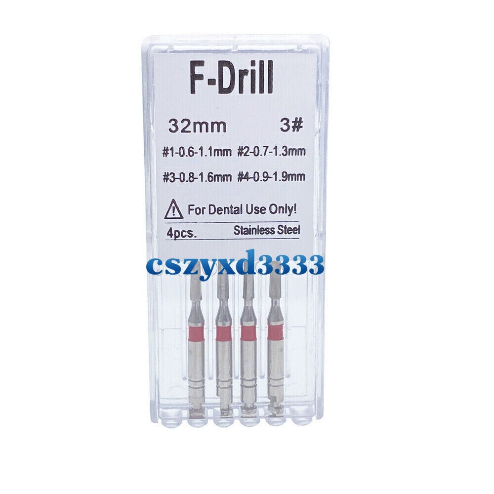 1/3/5/10 Box Dental Endodontic Stainless Steel Root Canal Fiber Post Drills