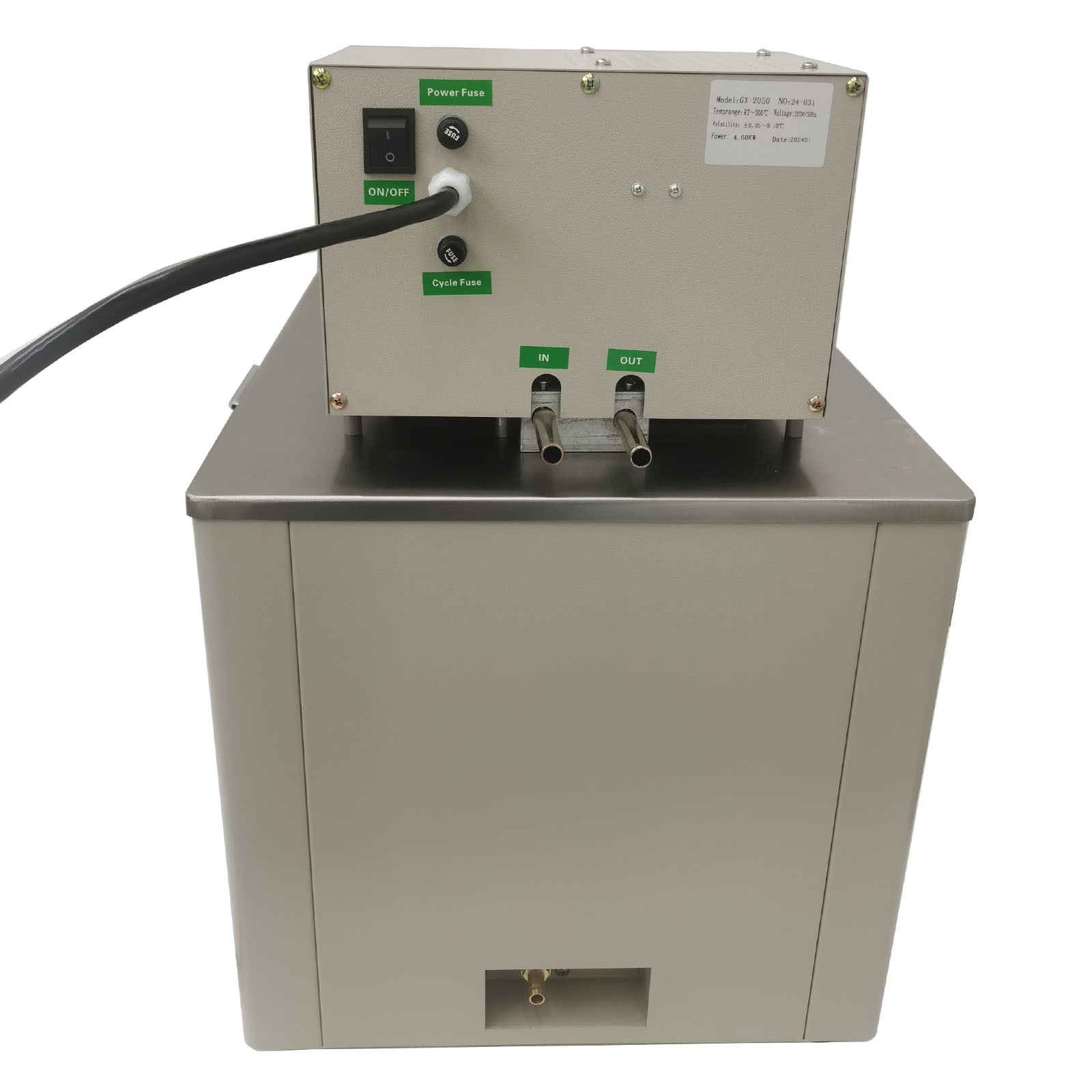High Temp Circulator 50L 300°C 15L/min Flow Thermostatic Oil Bath w LED Display