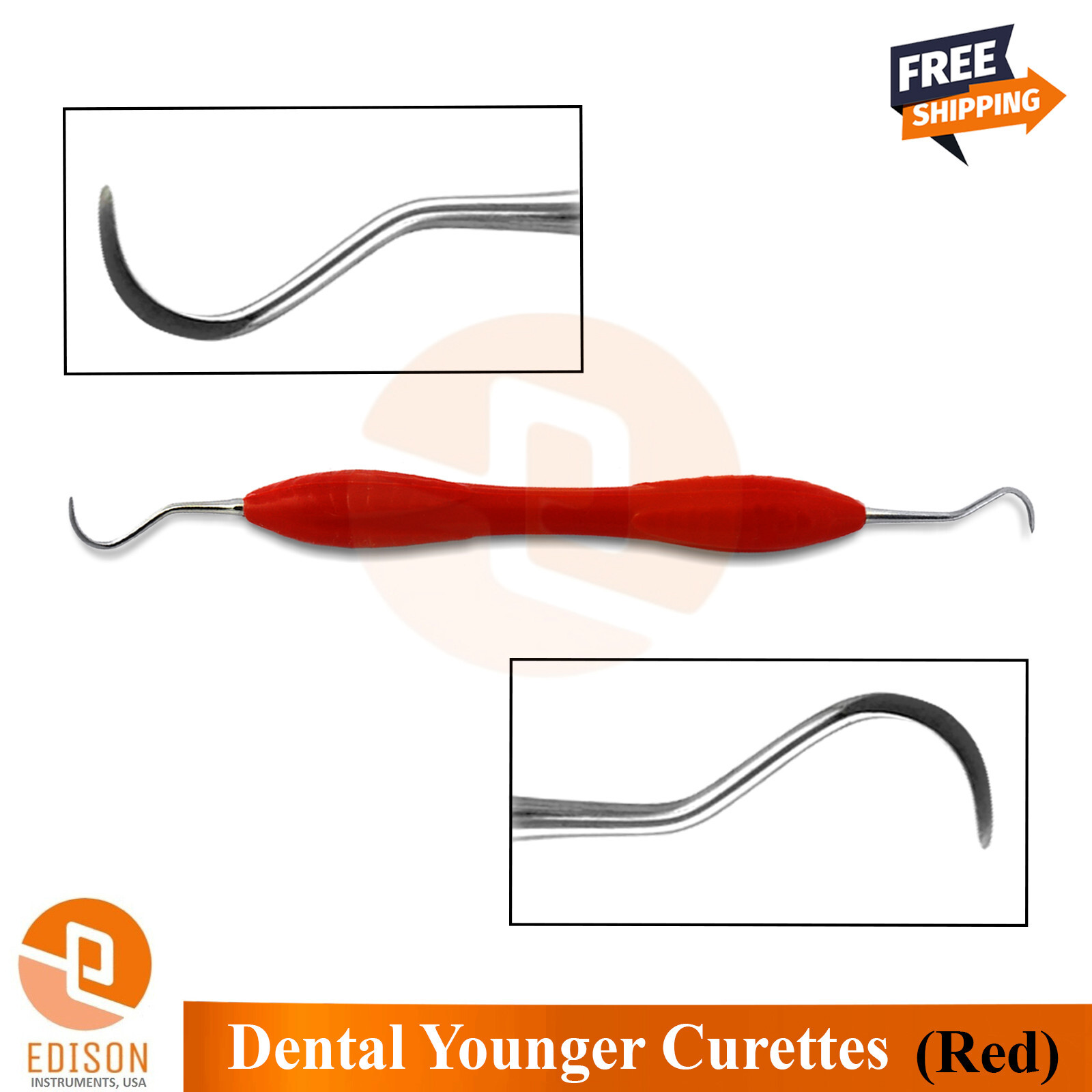 5Pcs Periodontal Younger-Good Universal Curettes 7/8 Dental Scalers Hand Tools