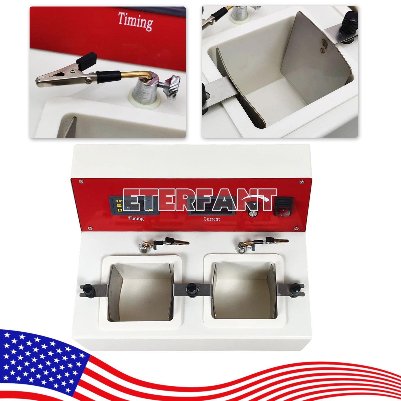 Dental Lab Electrolytic Polishing Machine with Positive Swing Function/Two Cells