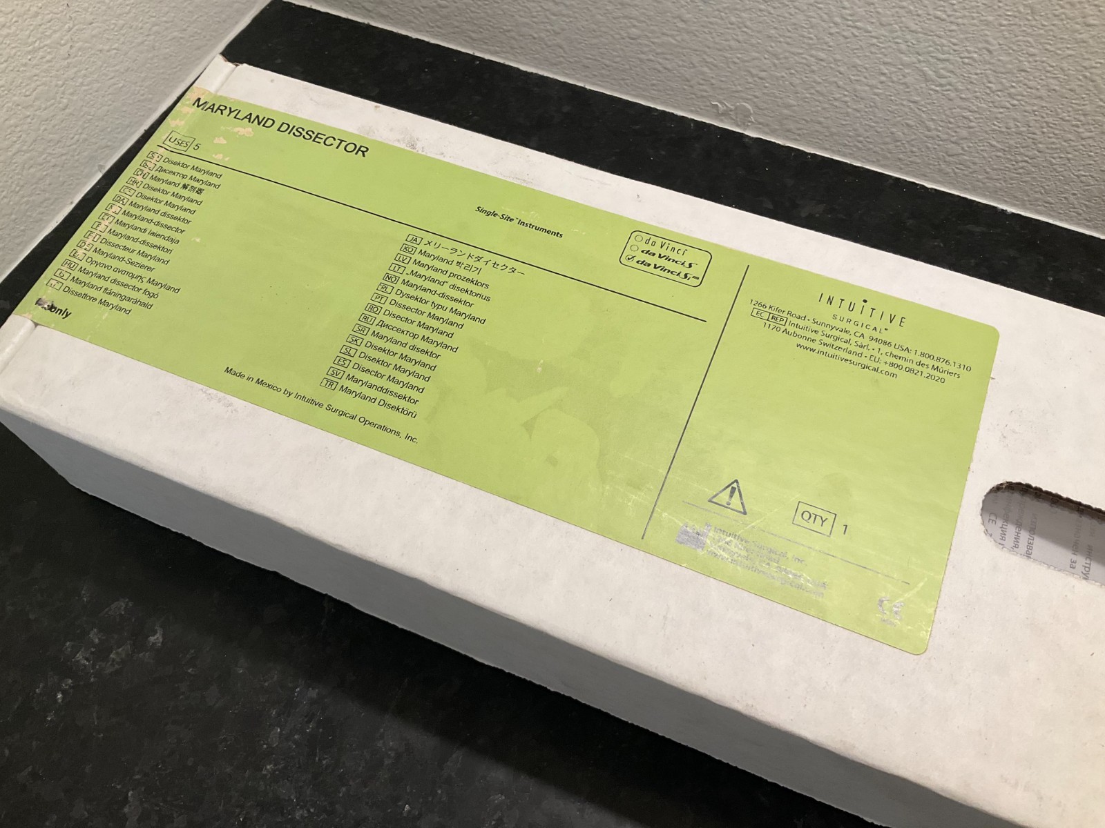 NEW SEALED DAVINCI INTUITIVE SURGICAL 428050 5MM MARYLAND DISSECTOR