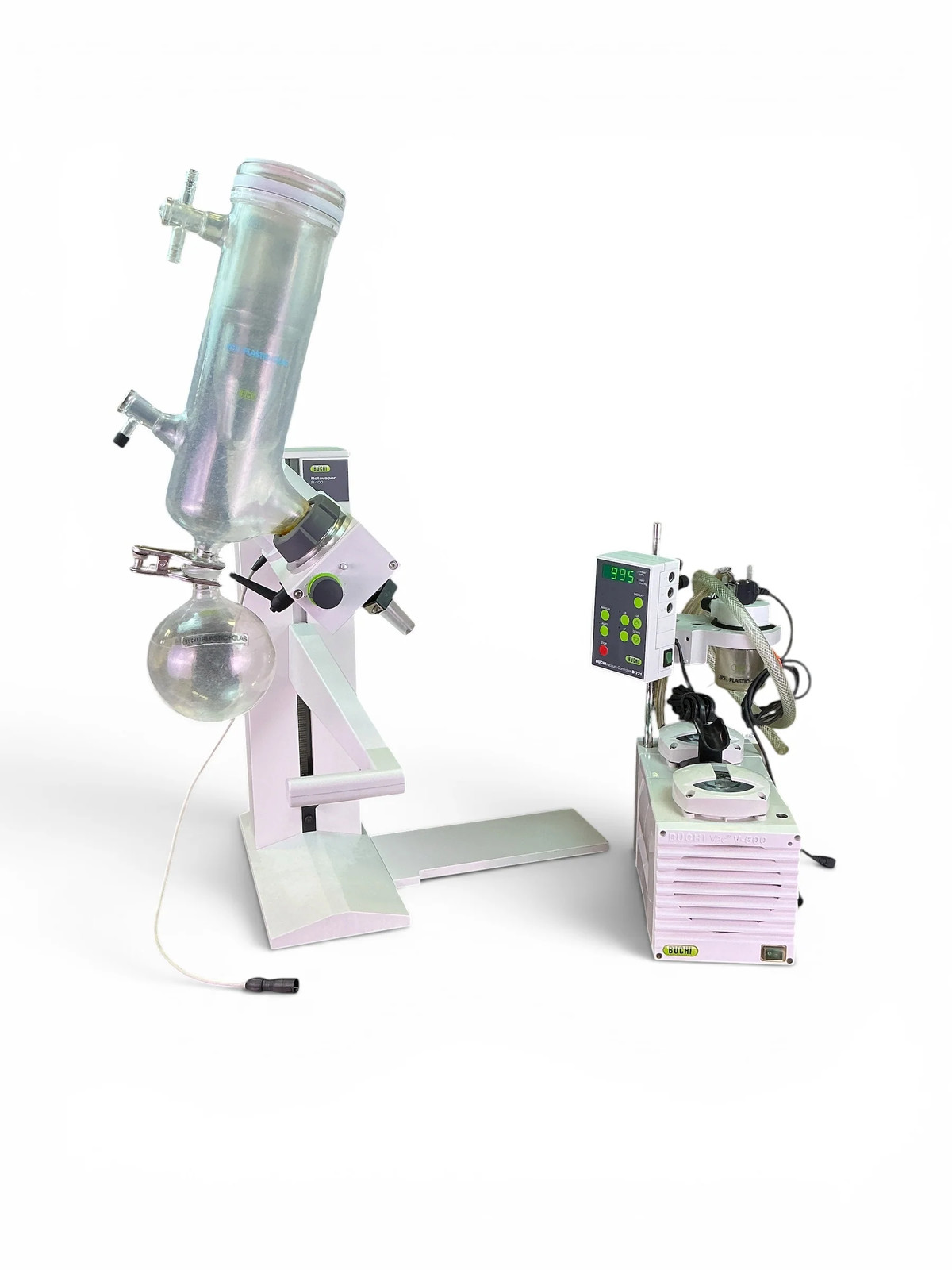 Büchi Rotavapor 100 Rotary Evaporator w Vacuum Controller & Vacuum Pump (BO!)