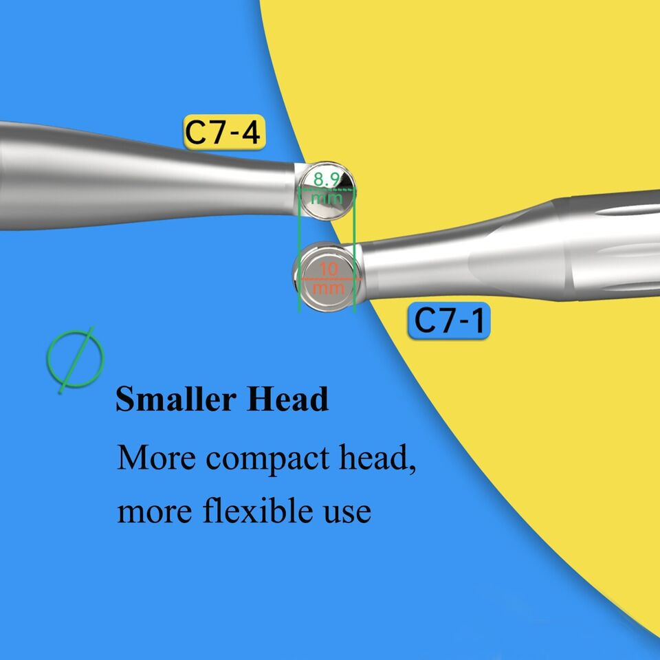 COXO Dental Electric Handpiece 1:5 Contra Angle Mini Head LED CX235C7-4 NSK Z85L