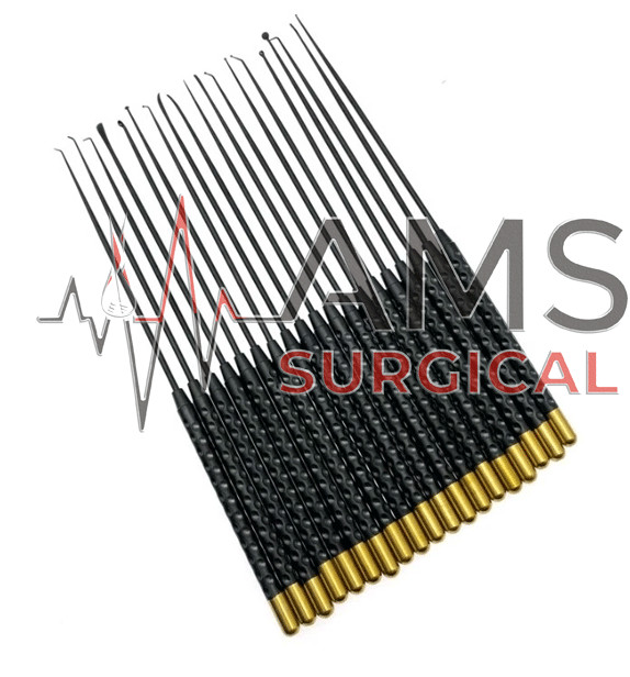 Rhoton Micro Dissectors 20 Pcs Set Neurosurgery Micro Dissectors Surgical Insts
