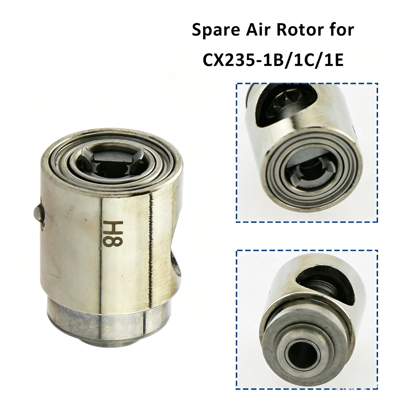 COXO Dental Low Speed Contra Angle Handpiece Air Motor 2/4 Holes Rotor Head Part