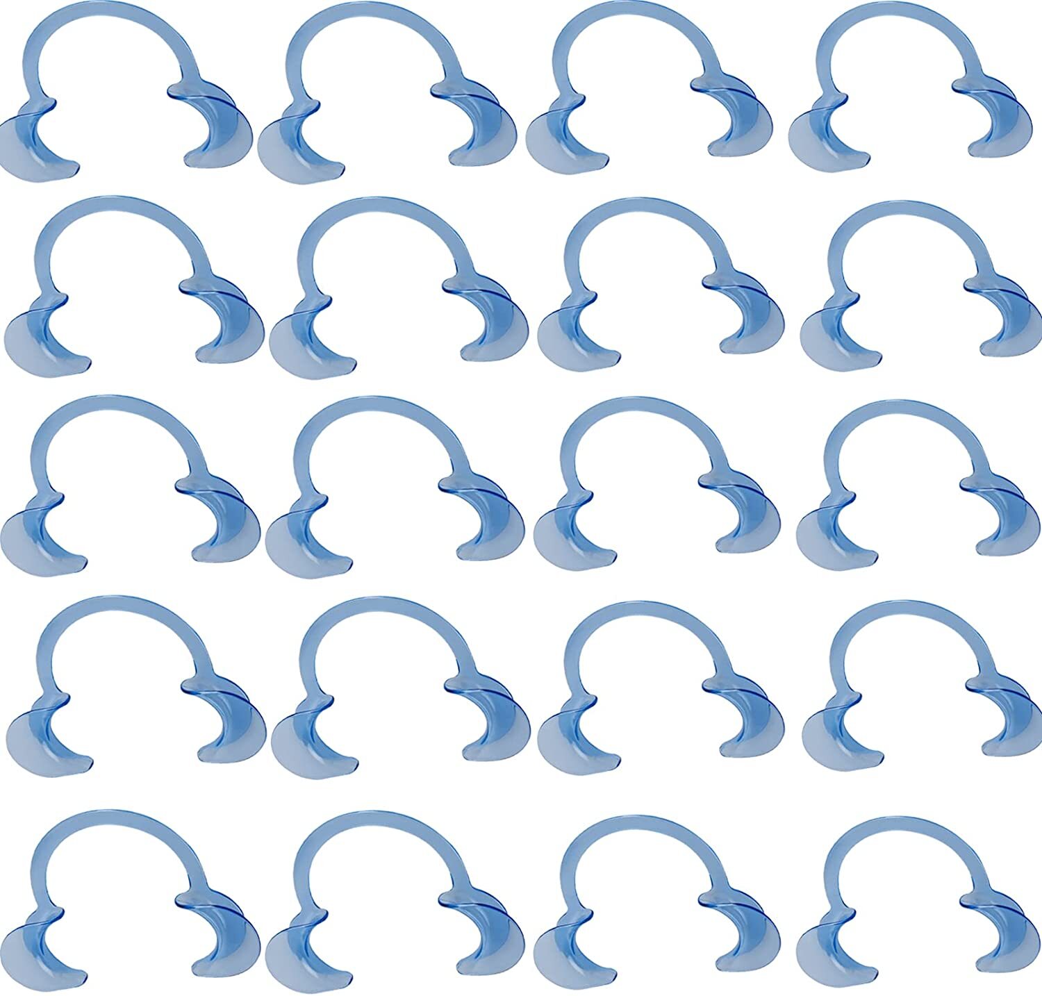 20 Pieces Size S C-Shape Teeth Whitening Cheek Retractor Mouth Opener YA Game