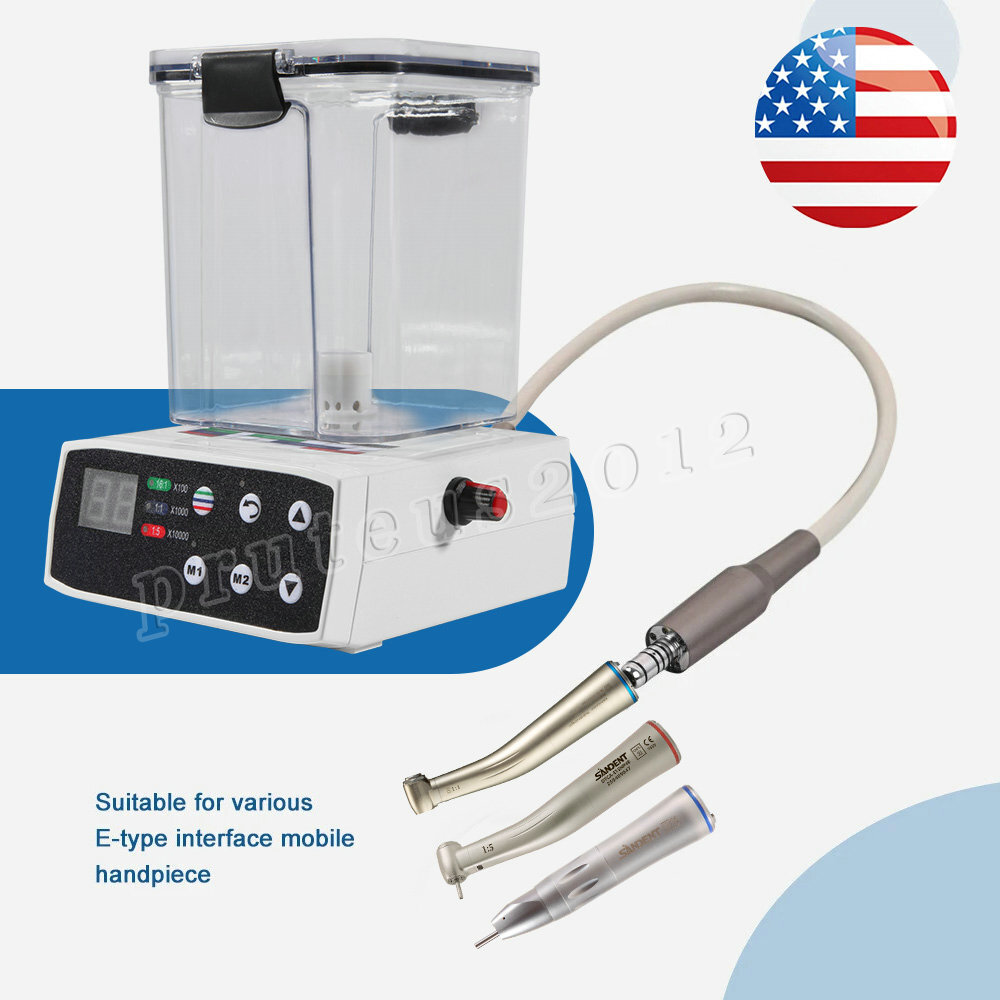 Dental LED DC Brushless Electric Motor/1:1/1:5 Fiber Optic Handpiece