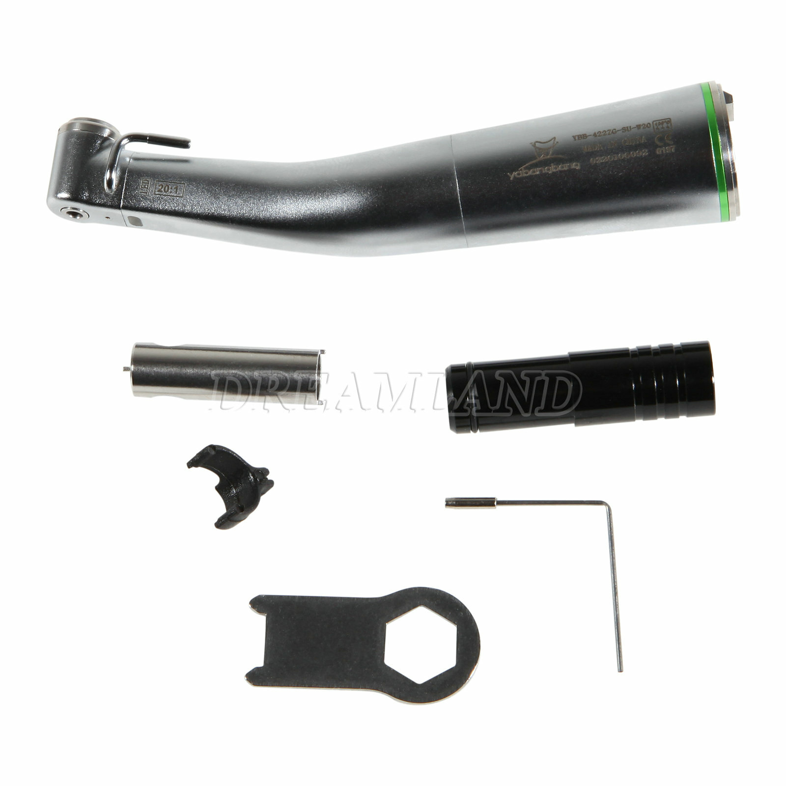 NSK Style Dental Implant Fiber Optic 20:1 Contra Angle low speed Handpiece LED A