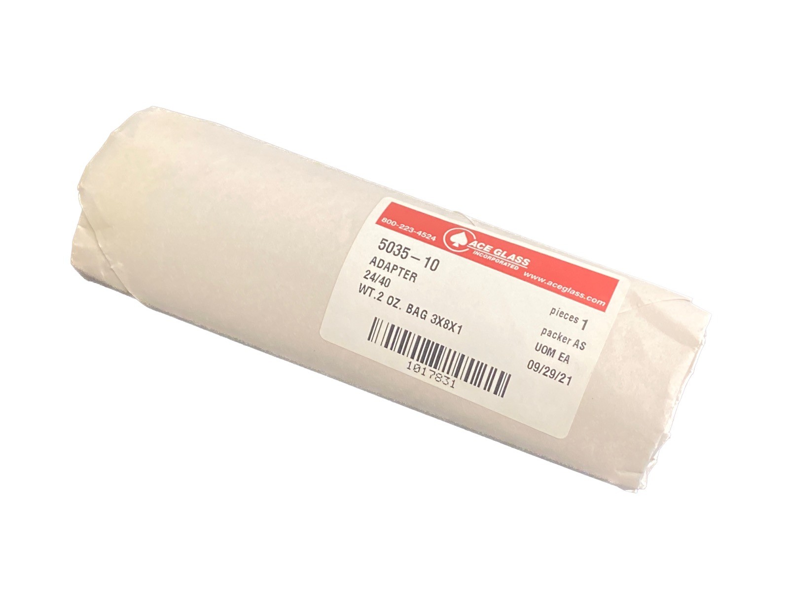 New ACE 24/40 F to 24/40 M Glass Straight Connecting Adapter 150mm 5035-10