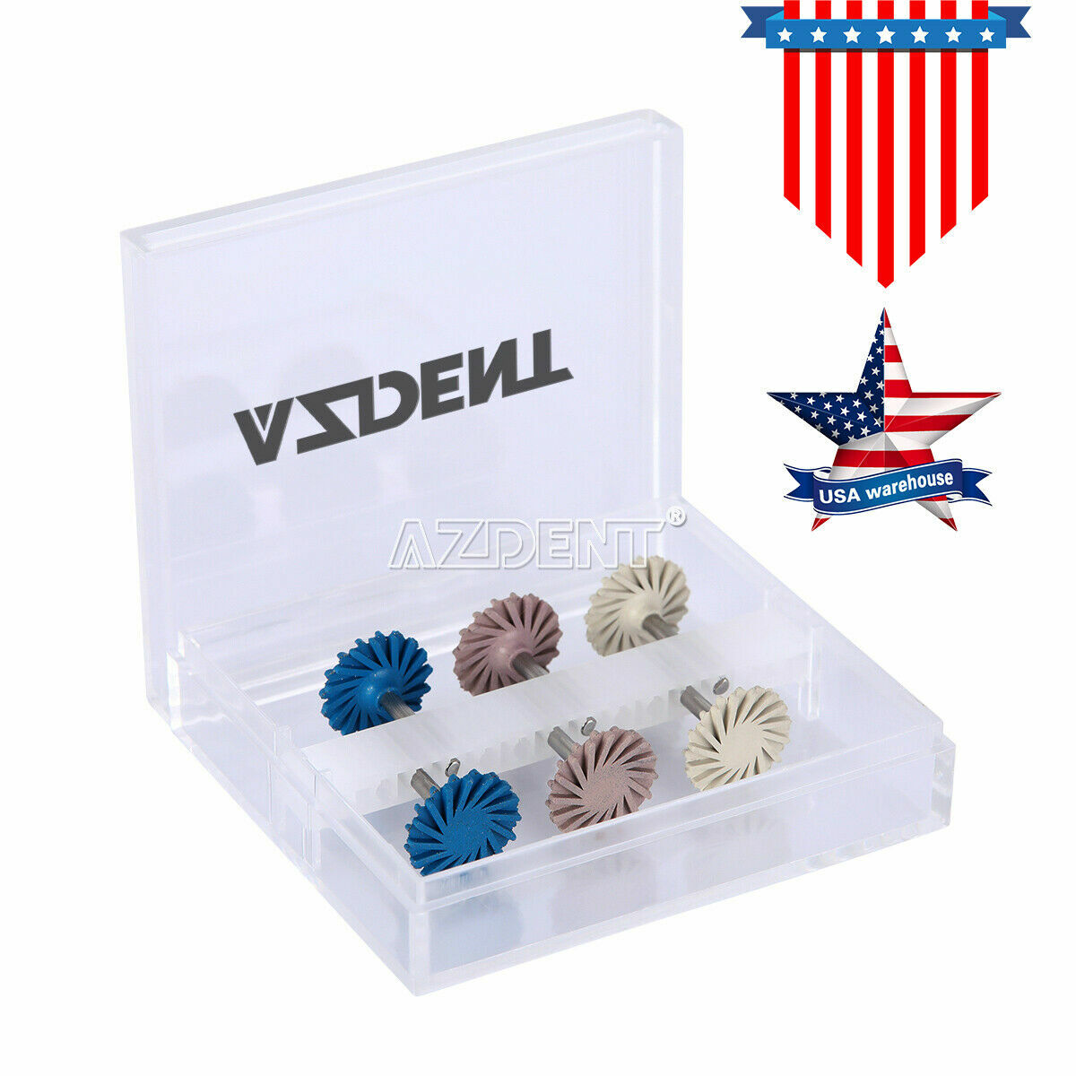 Dental Composite Polishing Diamond System RA Disc 14mm Wheels Coarse Medium Fine