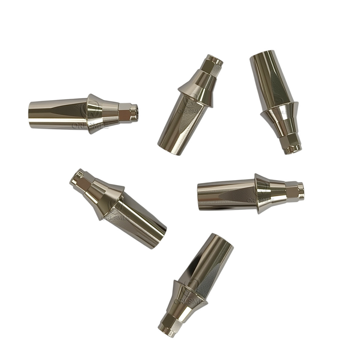 20 pcs Titanium straight abutment compatible with ICX platform D5.0 with screw