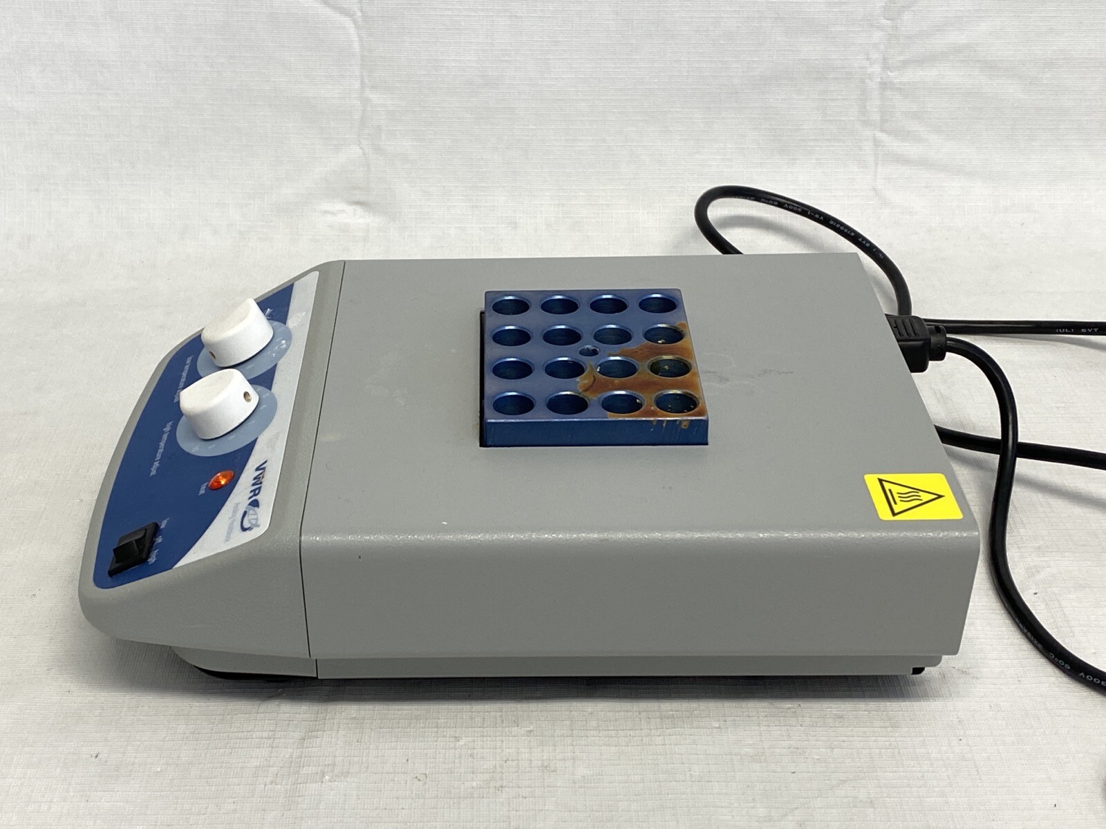 VWR Analog Dry Bath Block Heater Heatblock Variable 120V 110W 50/60Hz 12621-104