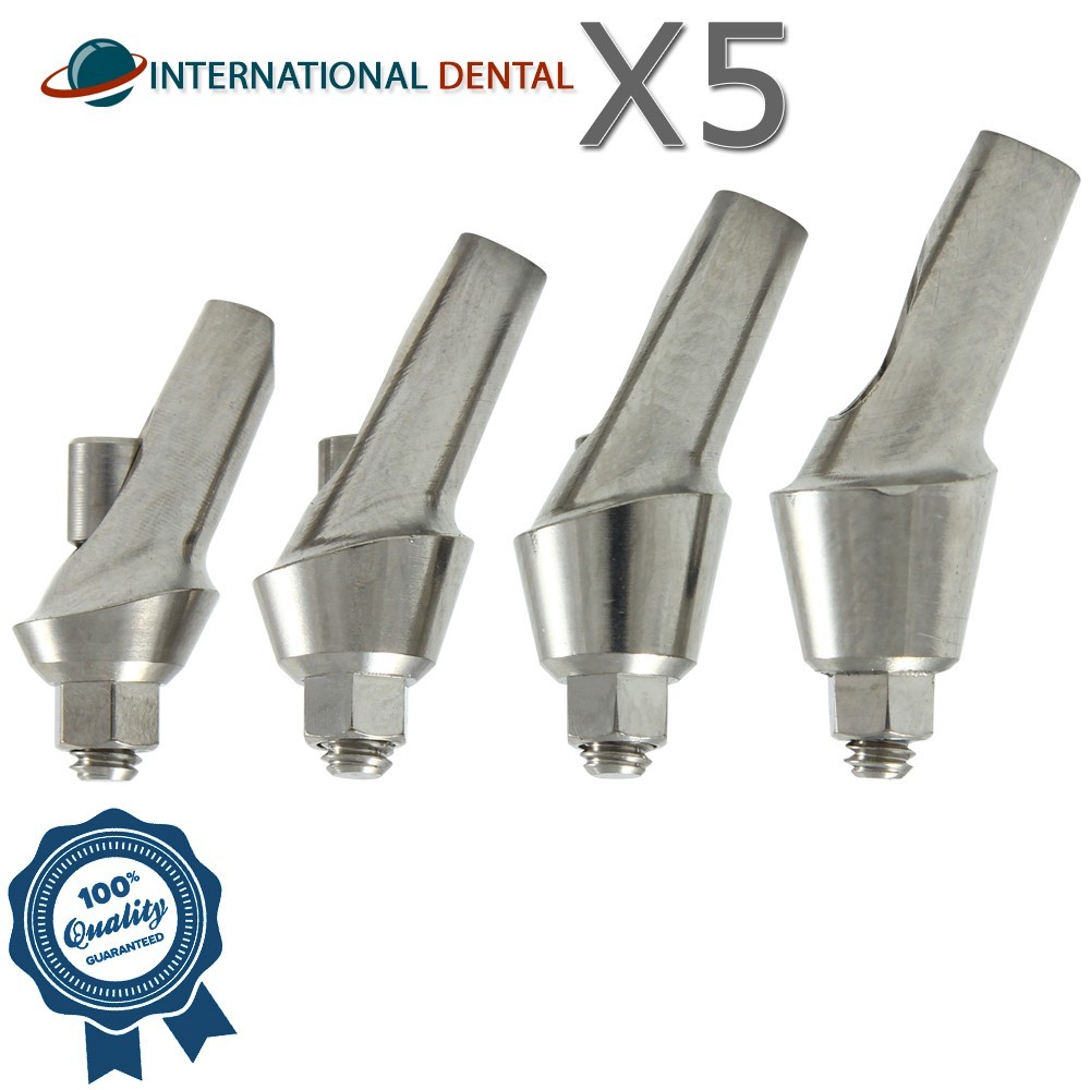 5 Angulated Anatomic Abutment 25° Dental Fixture Prosthetics Int Hex Dentistry