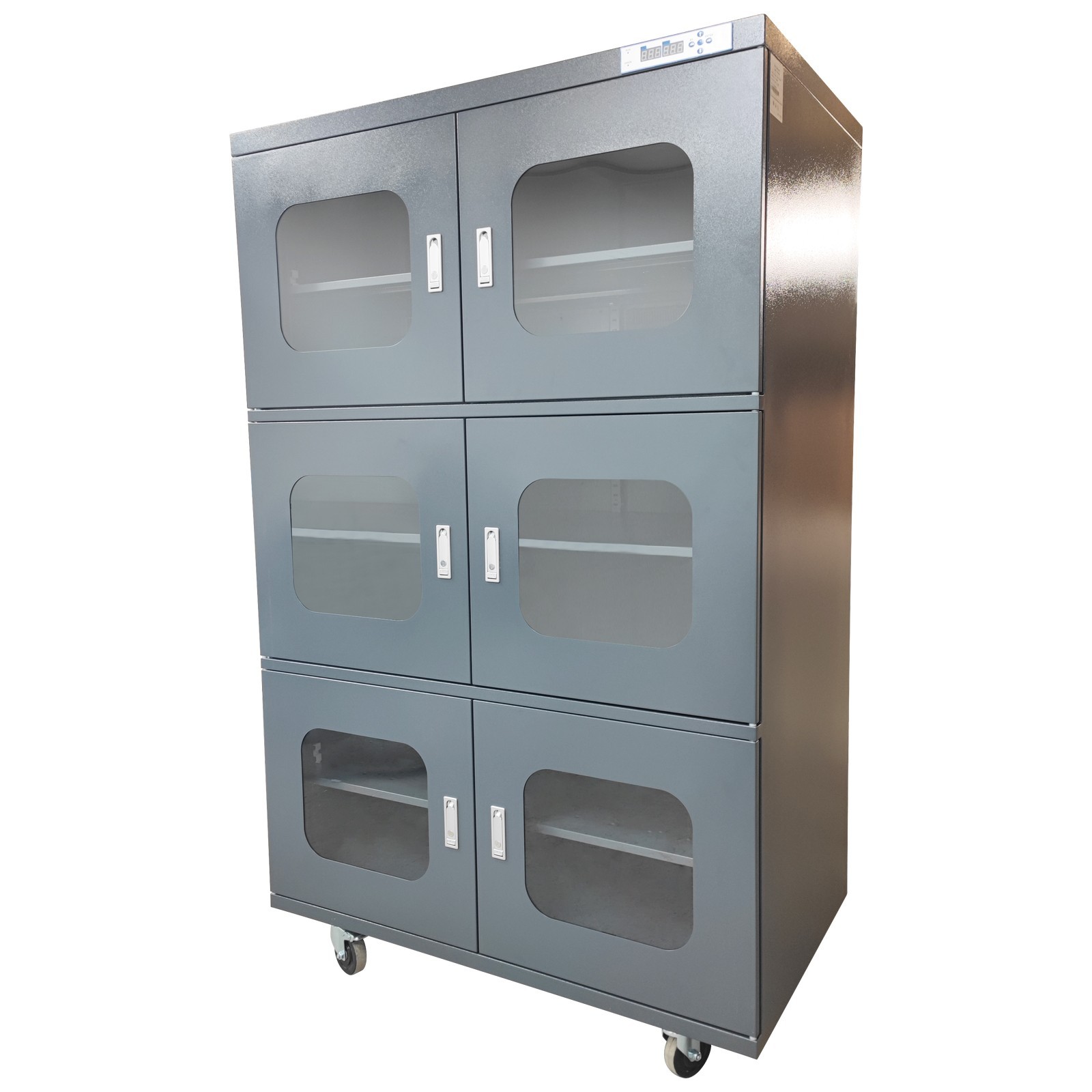 110V 1428L Electronic Dry Cabinet Industrial Ultra-Low Humidity 6 Door Dry Box