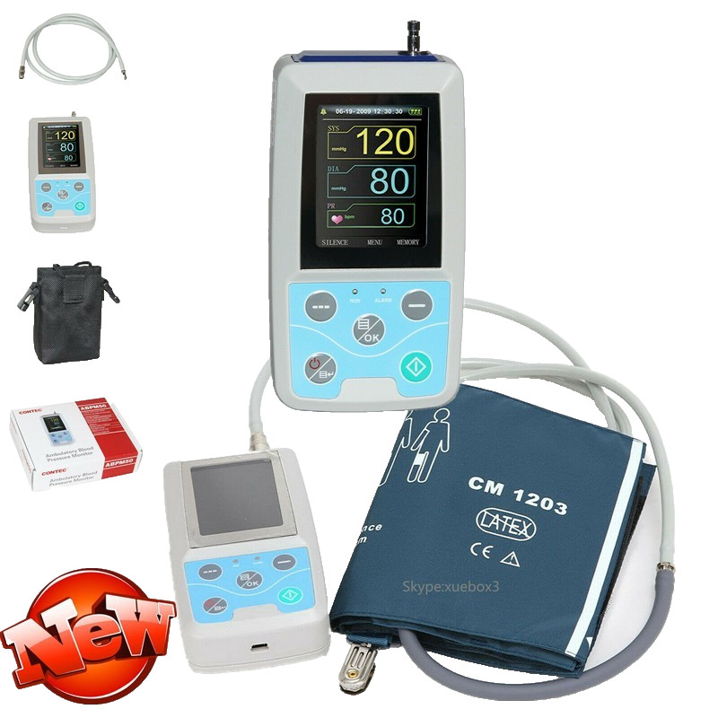 24 Hour Ambulatory Blood Pressure Monitor – Holter w/ Adult Cuff – Fast Shipping