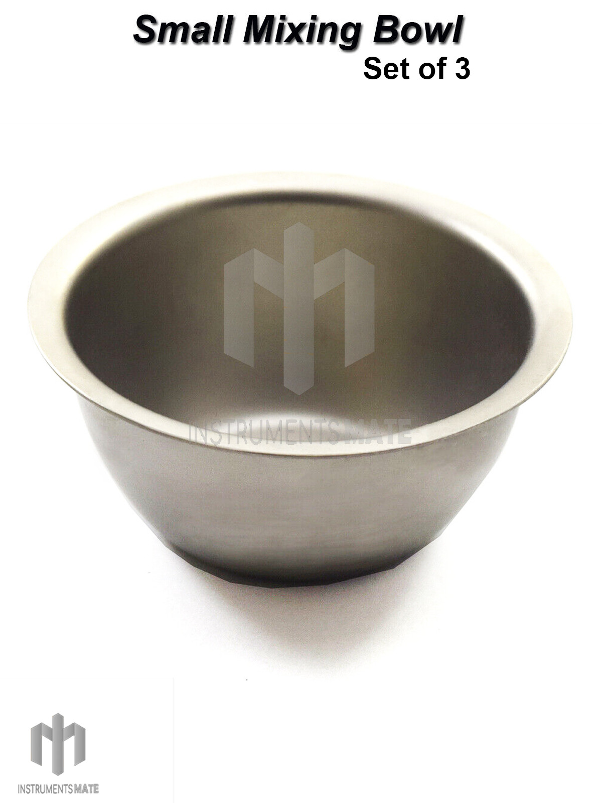 Small Mixing Bowl Stainless Steel Dental Surgical Implant Plaster Alginate Lab