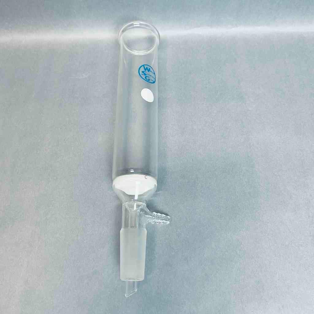 Whelan Scientific Glass Long Buchner Filter Funnel 24/40 Lower Vacuum Coarse